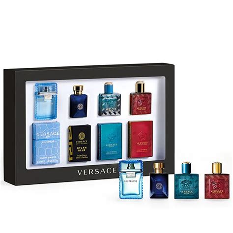 versace 5 ml gift set|versace 4 piece gift set.